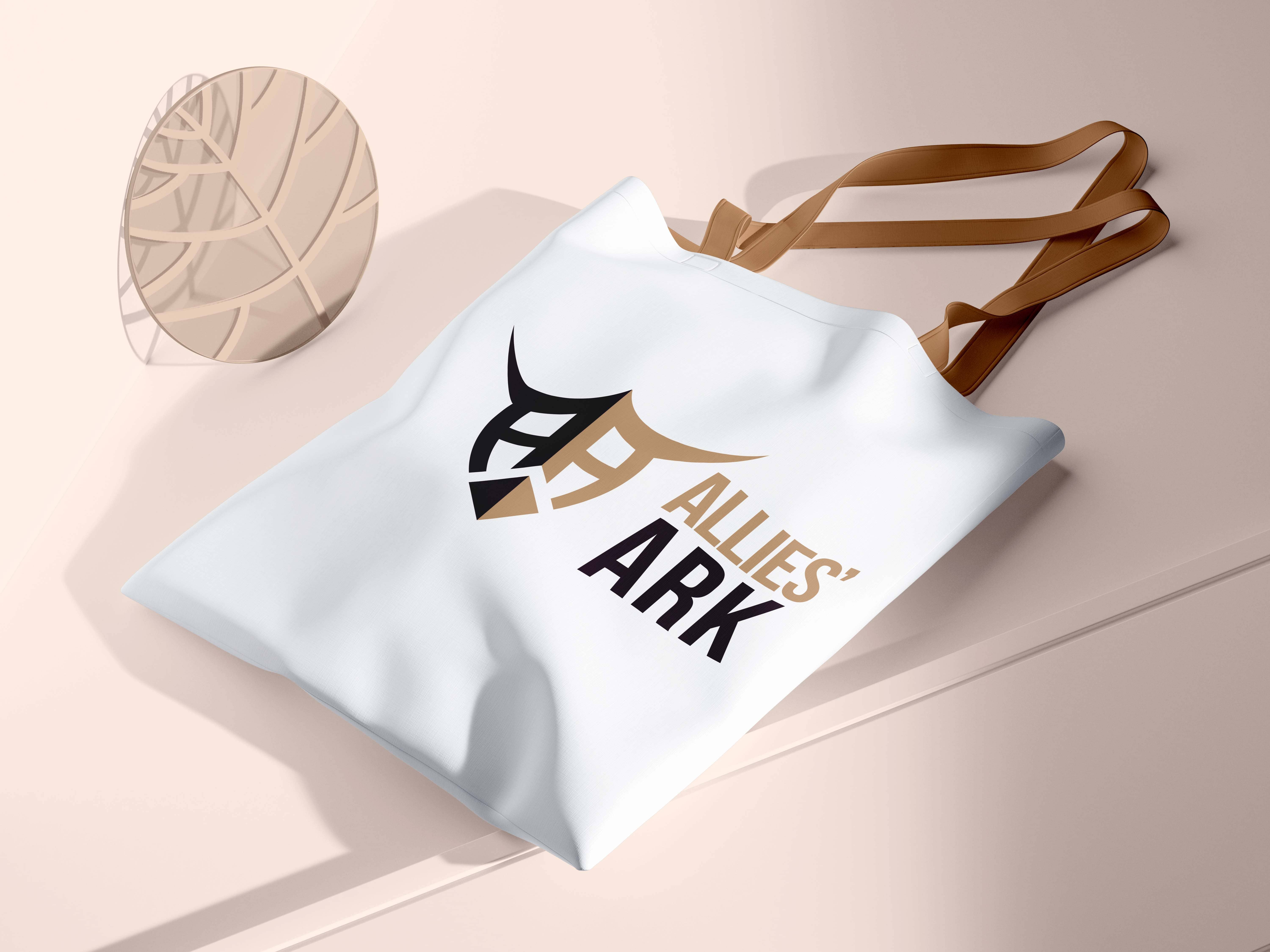 Version principale du logo Allies Ark et ses déclinaisons