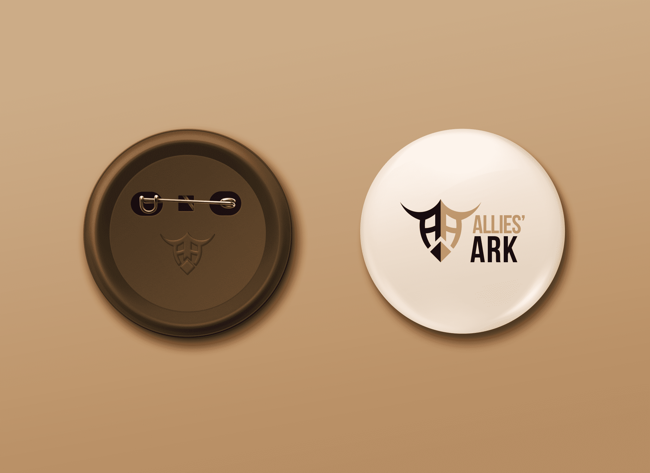 Aperçu de l’identité Allies Ark appliquée à la communication digitale
